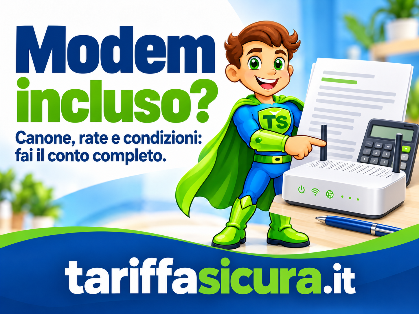 Fibra con modem incluso: fai il conto completo