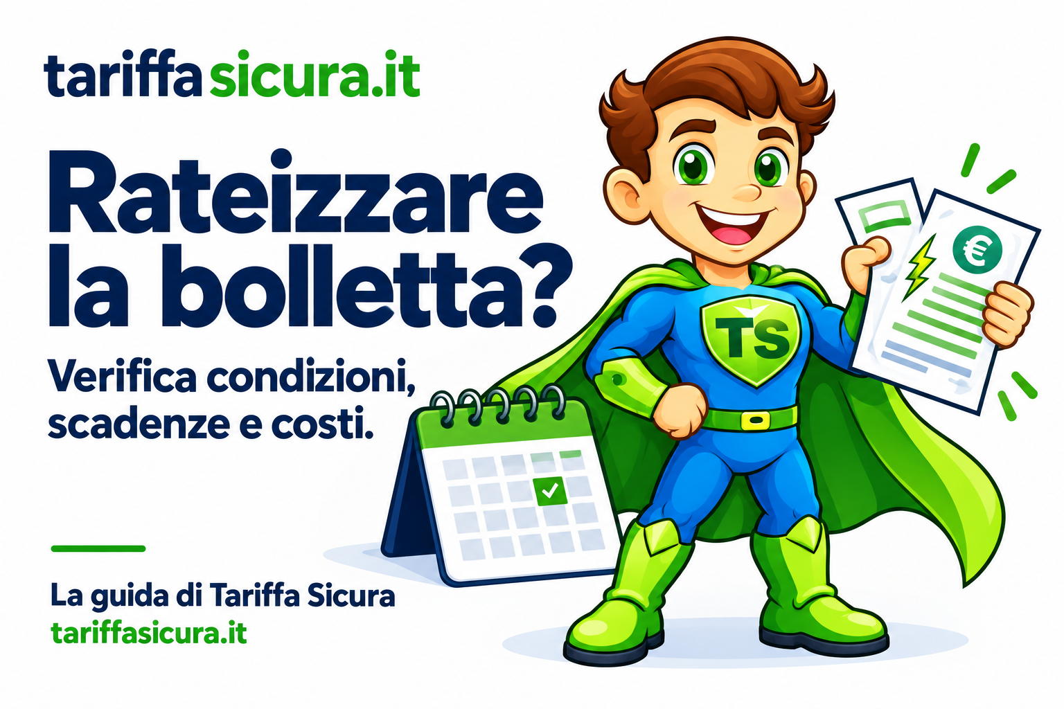 Rateizzare la bolletta: verifica condizioni, scadenze e costi con la guida di Tariffa Sicura.